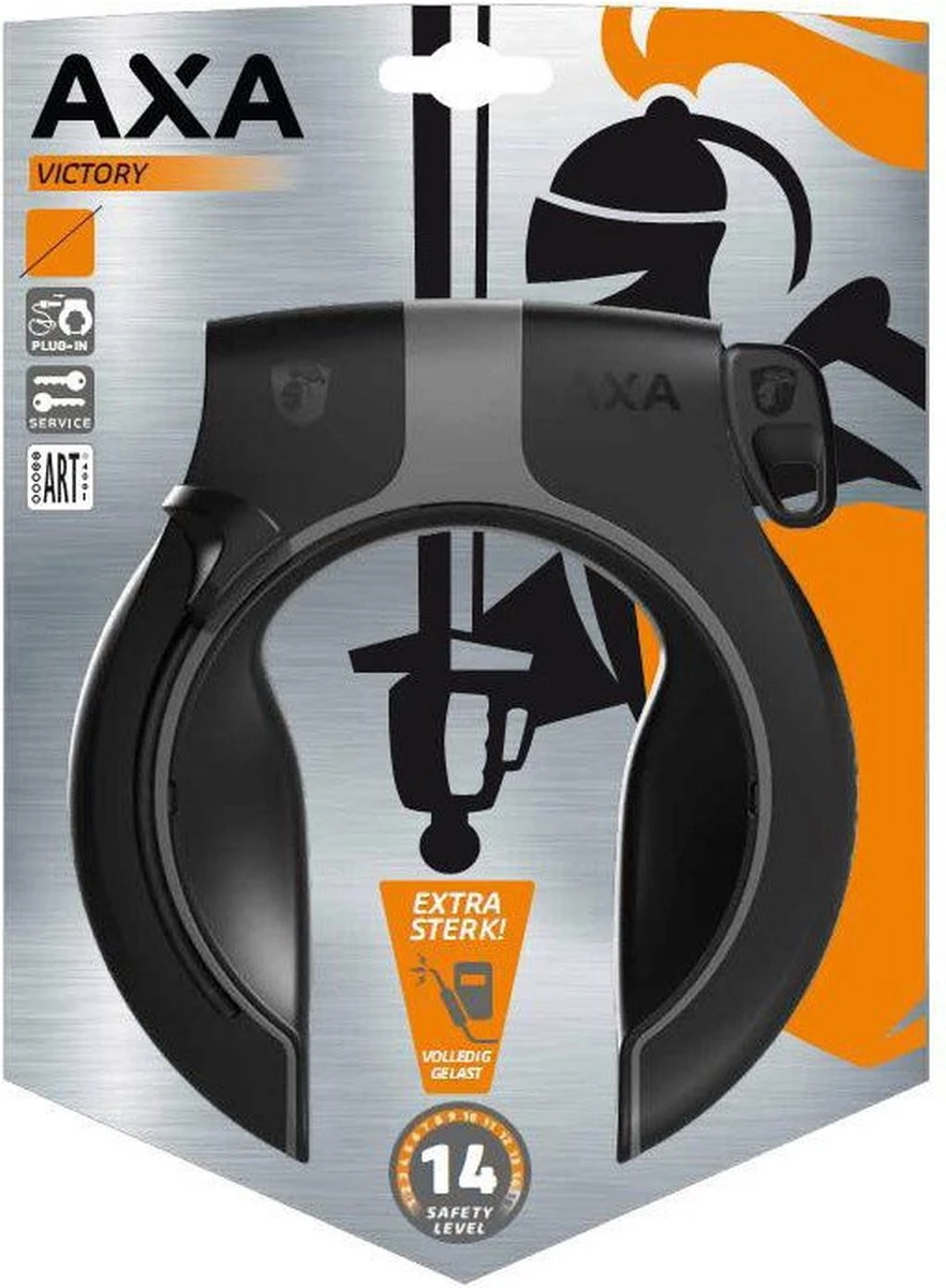 AXA Victory ART2 - Zwart / Zilver - Fietsslot - Kwaliteit - Afbeelding 2