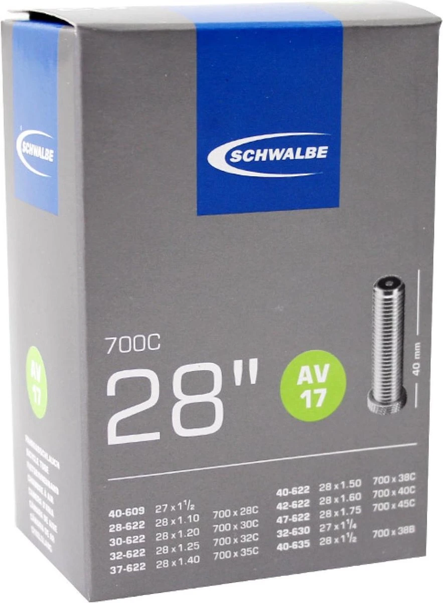 Schwalbe Binnenband - AV17 - 28 Inch X 1.10 - 1.75 - Auto Ventiel - 40mm - Afbeelding 8