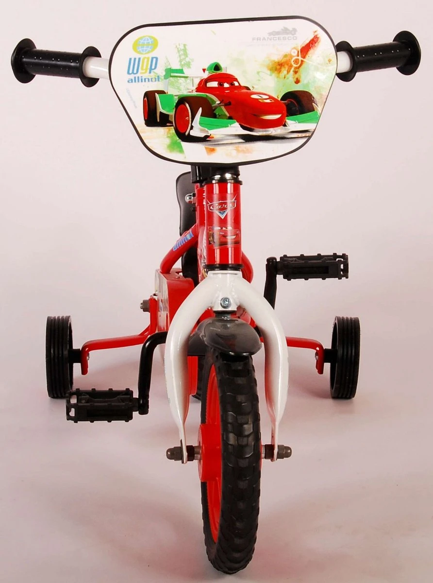Disney Cars Kinderfiets - Jongens - 10 Inch - Rood - Doortrapper - Afbeelding 5