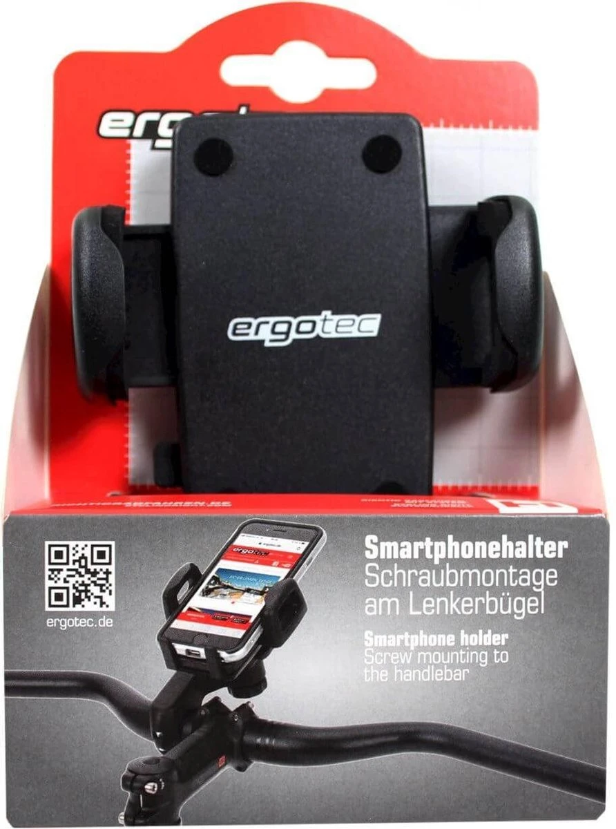 Ergotec Telefoonhouder Fiets - Zwart - Afbeelding 6