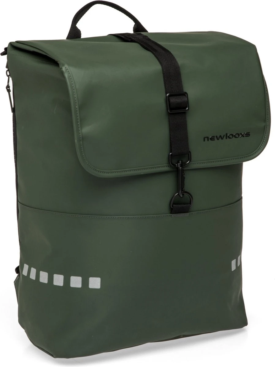 New Looxs Odense Backpack Fietsrugzak - 15 Inch Laptopvak - 18 Liter - Groen