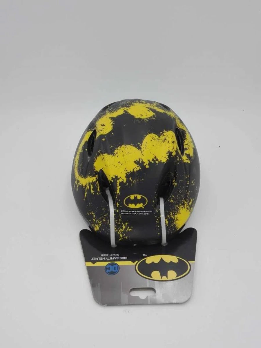 Mickey Mouse Batman Jongens Fietshelm - Zwart - 52-56 Cm - Afbeelding 14