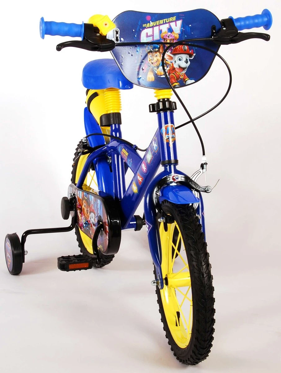 Volare Paw Patrol The Movie Kinderfiets - Jongens - 14 Inch - Blauw - Twee Handremmen - Afbeelding 3