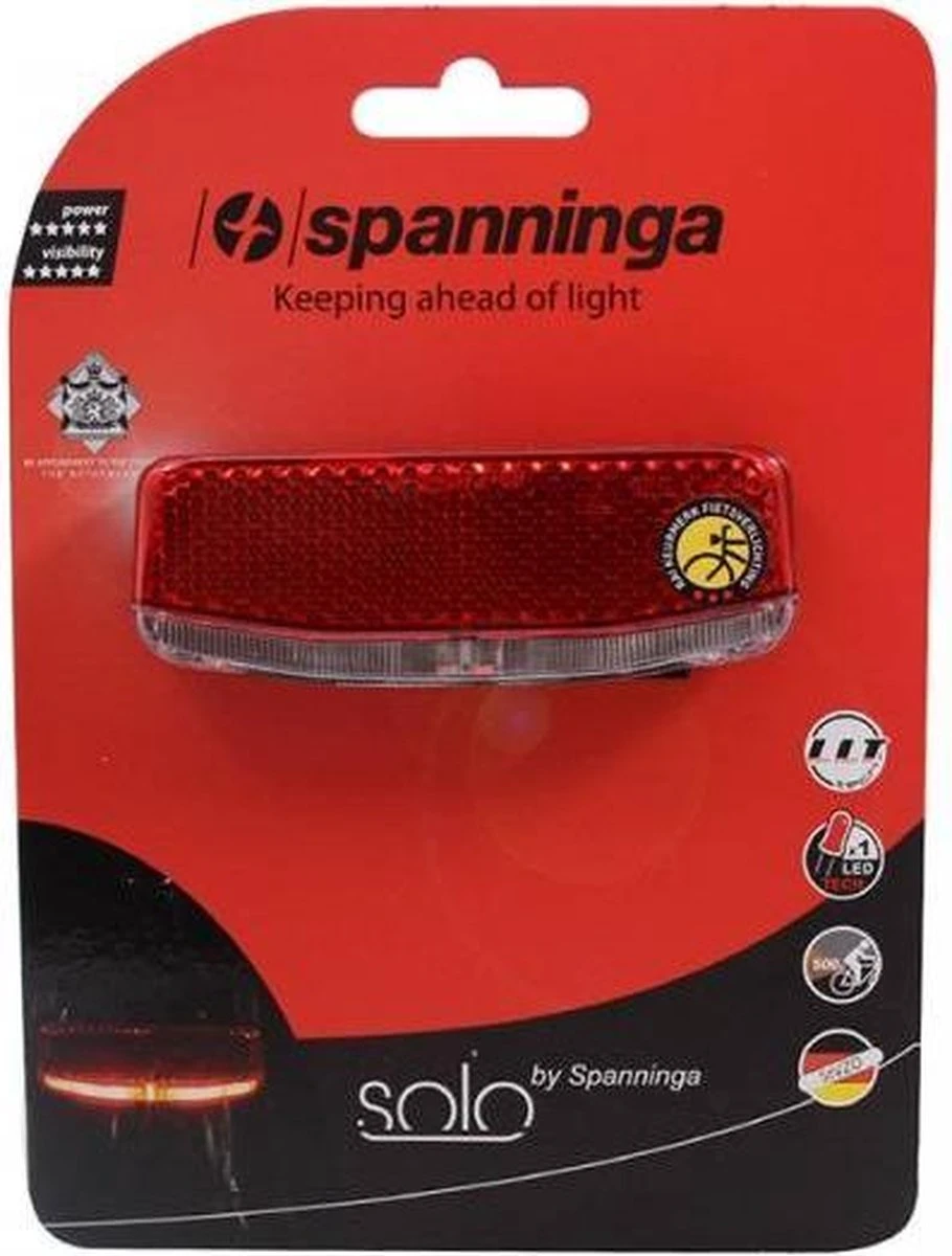 Spanninga Solo Fiets Achterlicht - E-bike - Afbeelding 13