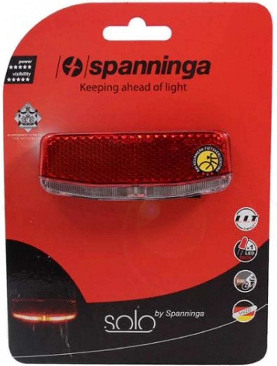 Spanninga Solo Fiets Achterlicht - E-bike - Afbeelding 18