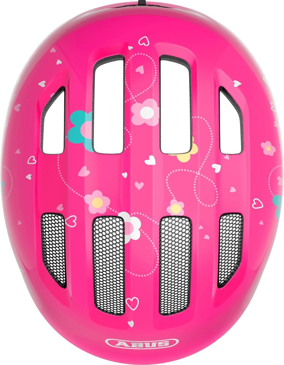 Abus Kinderhelm Smiley 3.0 M Pink Butterfly - Afbeelding 3