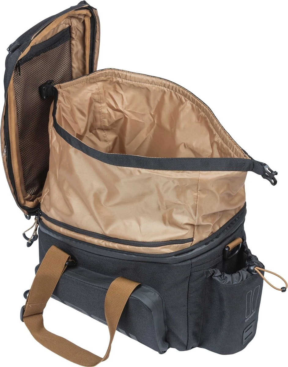 Basil Miles XL Pro Bagagedragertas MIK - 9-36 Liter - Zwart/Grijs - Afbeelding 7