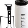 Mirage Bidon Met Bidonhouder Wit/zwart 600 Ml