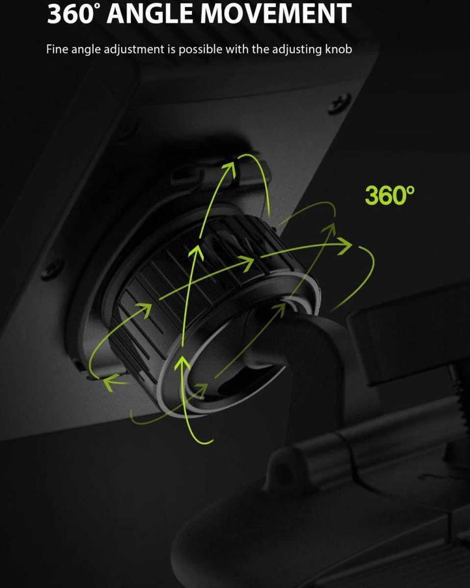 Ringke CD-Speler Houder Clamp Zwart - Afbeelding 5