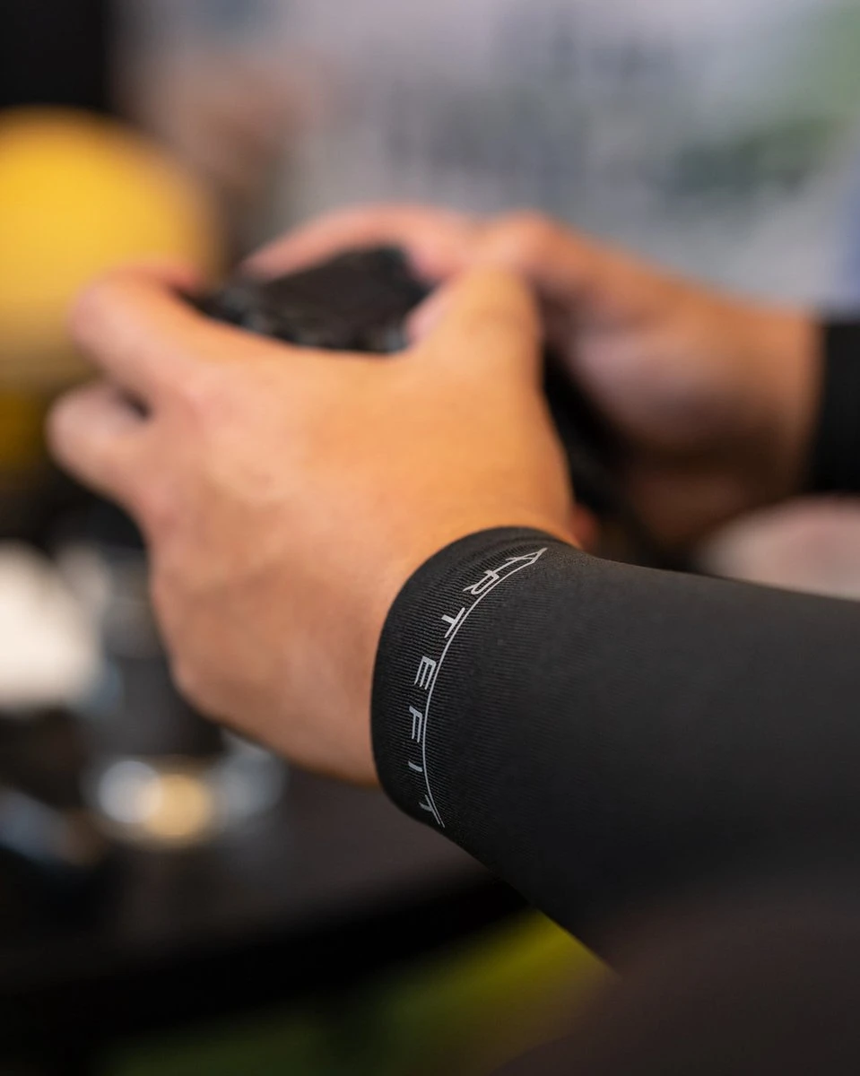 Artefit Compressie Onderarm Sleeves – Unisex - Zonbescherming - S - Black - Afbeelding 9