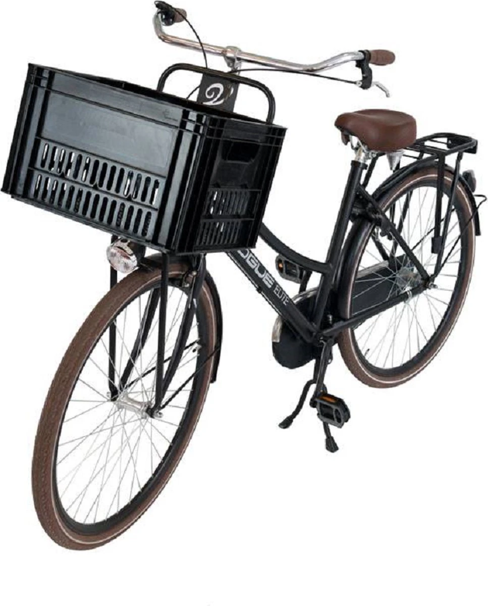 VWP Fietskrat - Kunststof - 40 Liter - Zwart - Afbeelding 2