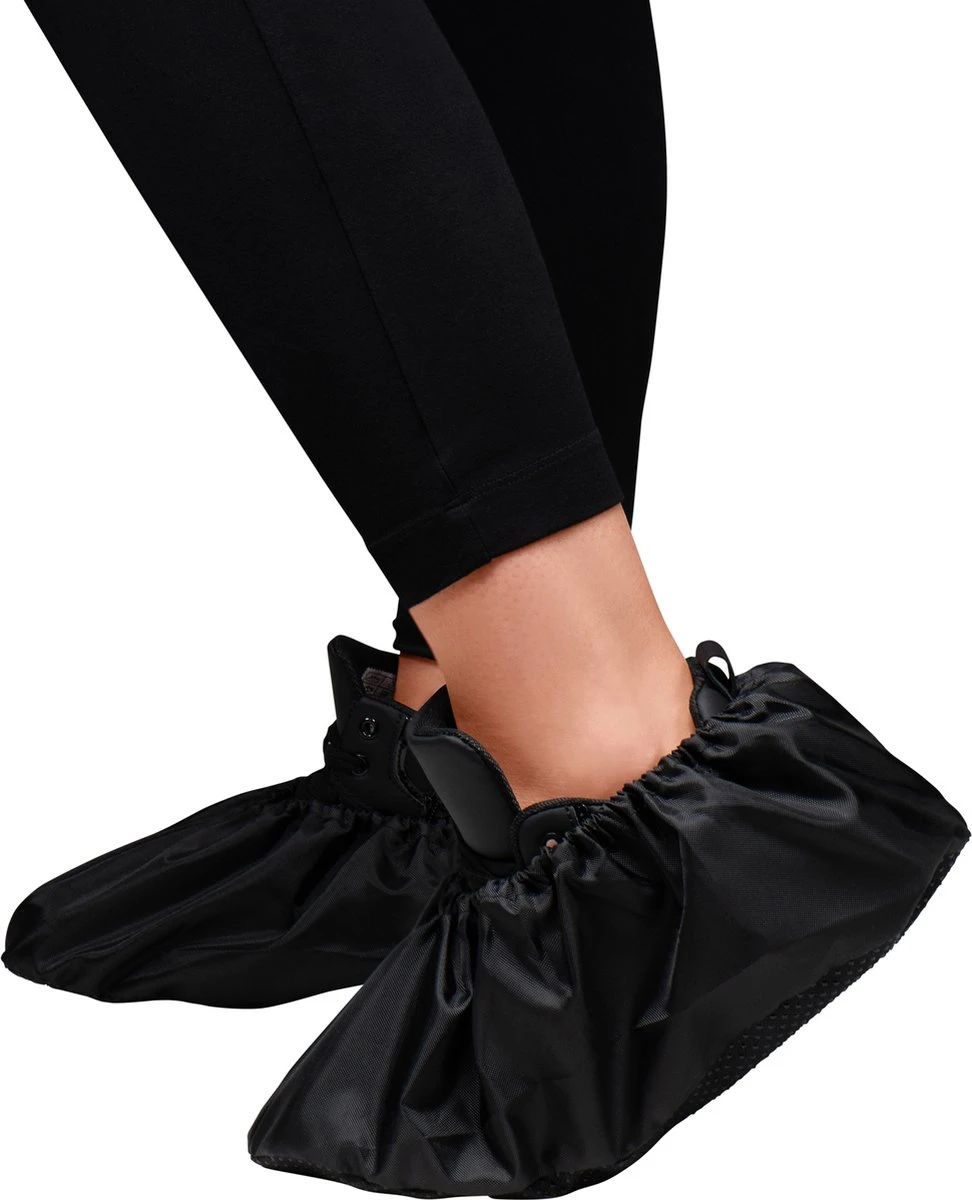 Overschoenen - Maat 37-42 - Zwart - Antislip - Herbruikbaar - Zeer Sterk - Afbeelding 5