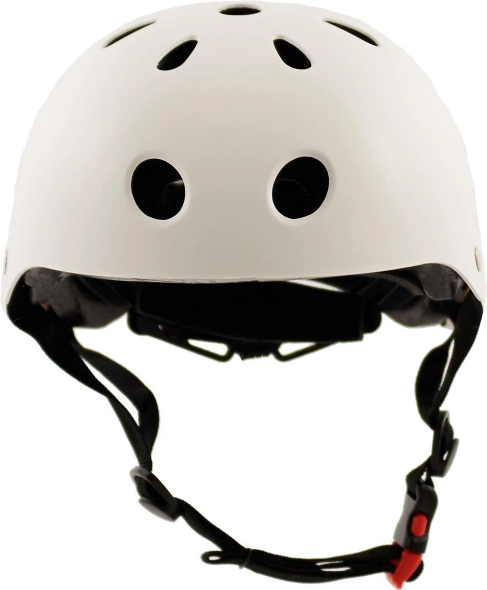 Sajan Fietshelm - Skatehelm - Helm Mat-Wit- Maat-S - Afbeelding 5