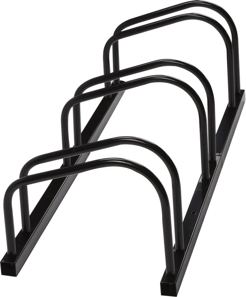 Alora Fietsenrek Voor 3 Fietsen Zwart- Met Muurbevestiging - Fietsen Rek - Afbeelding 2